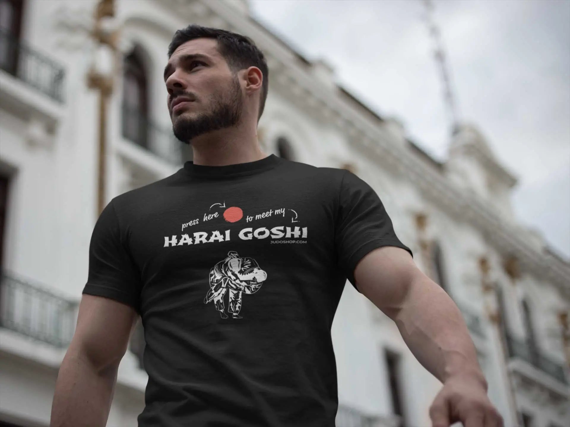 Judo T Shirt Harai Goshi Press Here